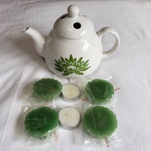 🆕 TupperLiving™️ Blooming Tea Pot Soy Melt Burner